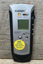 Olympus Digital Voice Recorder DS-150 Silver Black - Works GREAT