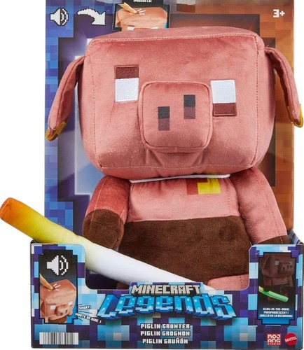 BRAND NEW Minecraft Legends BLAZE RUNT Snorting Plush 11
