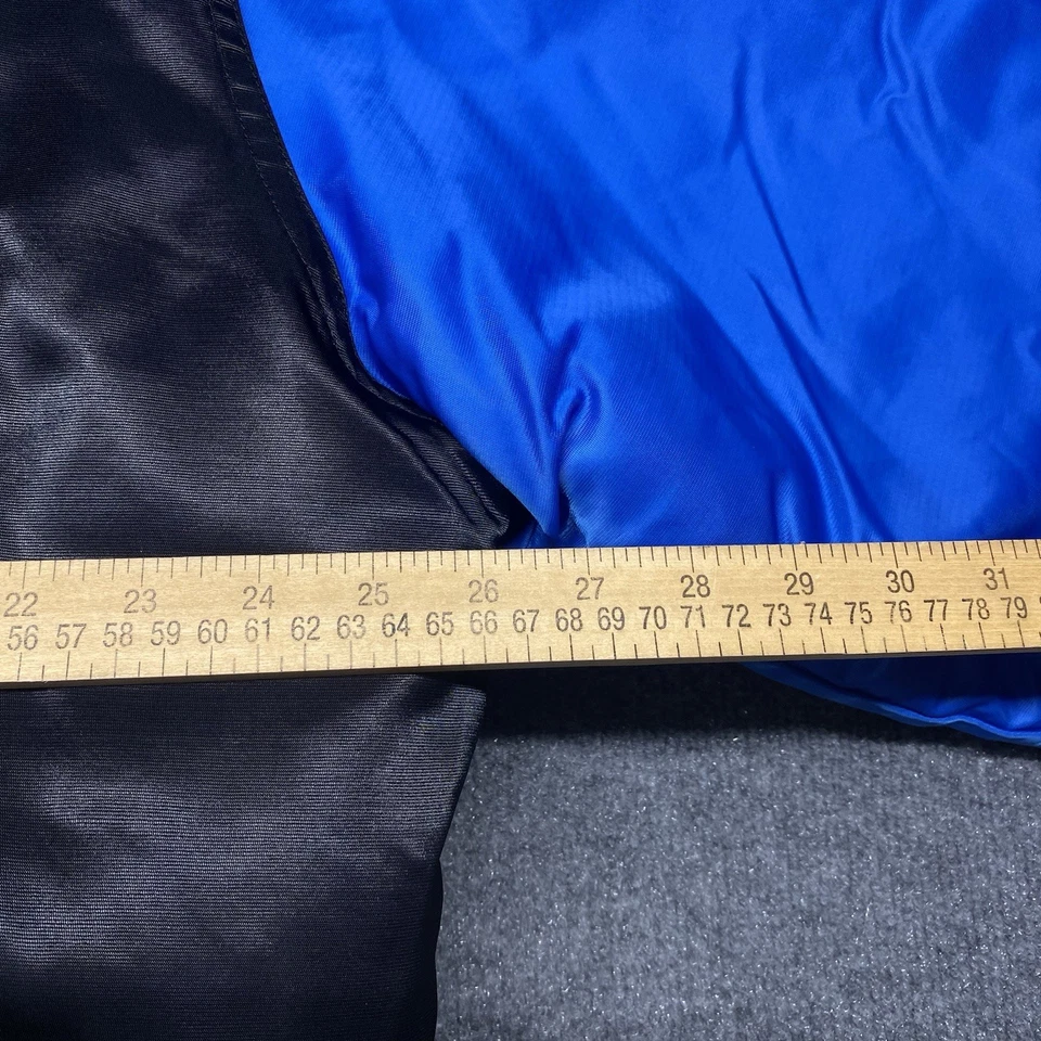 Jaqueta Bombardeiro Masculina Vintage Orlando Magic Cetim Bordado Snap Varsity Tamanho XL EXCELENTE ESTADO USADO - Imagem 4 de 4