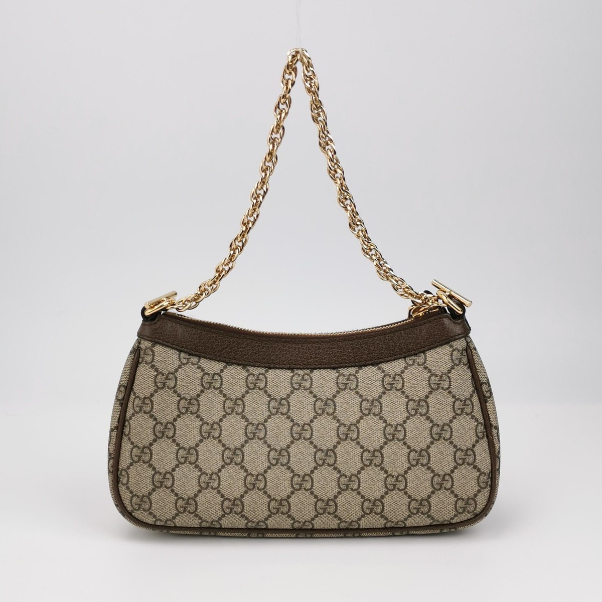 GUCCI GG GHW Ophidia Small Handbag Shoulder Bag Coated Canvas