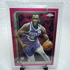 2025-26 Topps Chrome Taurean Prince Magenta Refractor #/399 Bucks