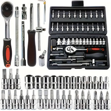 150/46Pcs Auto Mechanical Repair Tool Set, Mu...