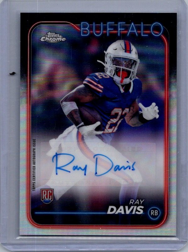 2024 Topps Chrome #RA-RDA Ray Davis Rookie Autographs