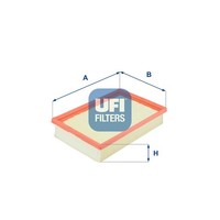 Luftfilter UFI 30.129.00 Filtereinsatz FüR Agila Suzuki Opel H00 Wagon F68 12V
