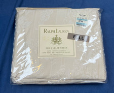 Ralph Lauren The Estate Sheet 100 Cotton Brand New One Full Fitted Sheet 280