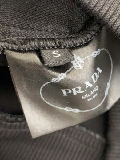 PRADA Hoodie/ Small/ Cotton/ Black/ 134710 s000/ 10gs thumbnail 4