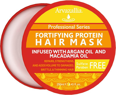 Fortifying Protein Hair Mask and Deep Conditioner with Argan Oil and Macadamia O