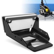 6mm Black Kayak Trolling Motor Mount, 3HP, Fresh/Saltwater, 3.75x4.75" Bolt