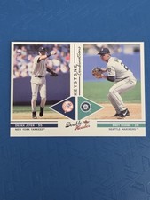 2003 Fleer Double Header Keystone Combo #1 KC Derek Jeter / Bret Boone Card F7