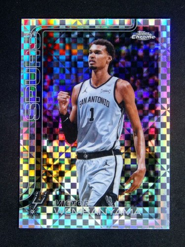 2025-26 Topps Chrome Update Victor Wembanyama #22 X-Fractor Refractor