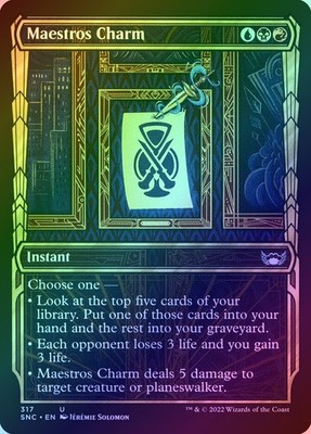 Maestros Charm Foil (317) Showcase Streets of New Capenna SNC MTG Magic