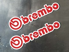 Brembo All Weather Uv Safe Glossy Vinyl Decals Stickers X2 Racing Automotive Brembo All Weather Uv Safe Glossy Vinyl Decals Stickers X2 Racing Automotive