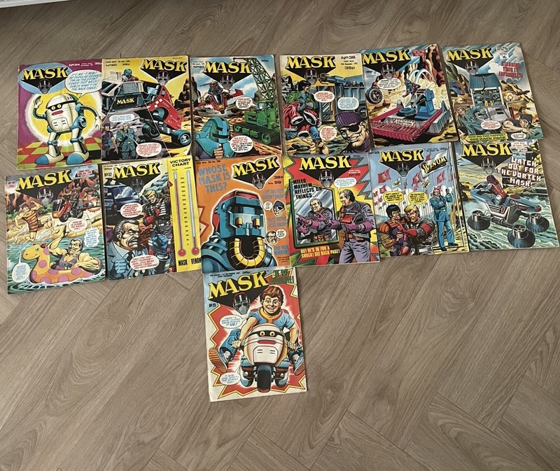 MASK Comics Job Lot   M.A.S.K  UK Comics