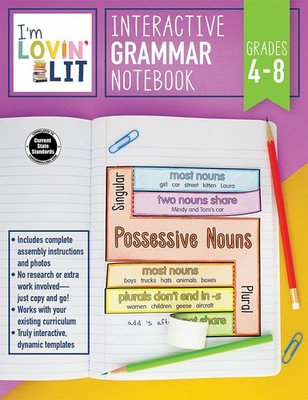 I m Lovin  Lit   Interactive Grammar Notebook, Resource Book for Grade...