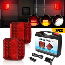 2x Led Magnetic Wireless Trailer Taillight Kit For Trailer-truck Automotive Ip68