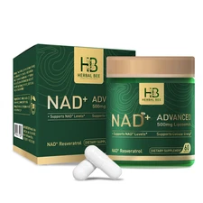 NAD+ Supplement for Anti-Aging Advanced Cellular Support -Liposomal - Resveratol