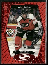 1998-99 UD Choice Eric Lindros StarQuest Red #SQ28 Philadelphia Flyers