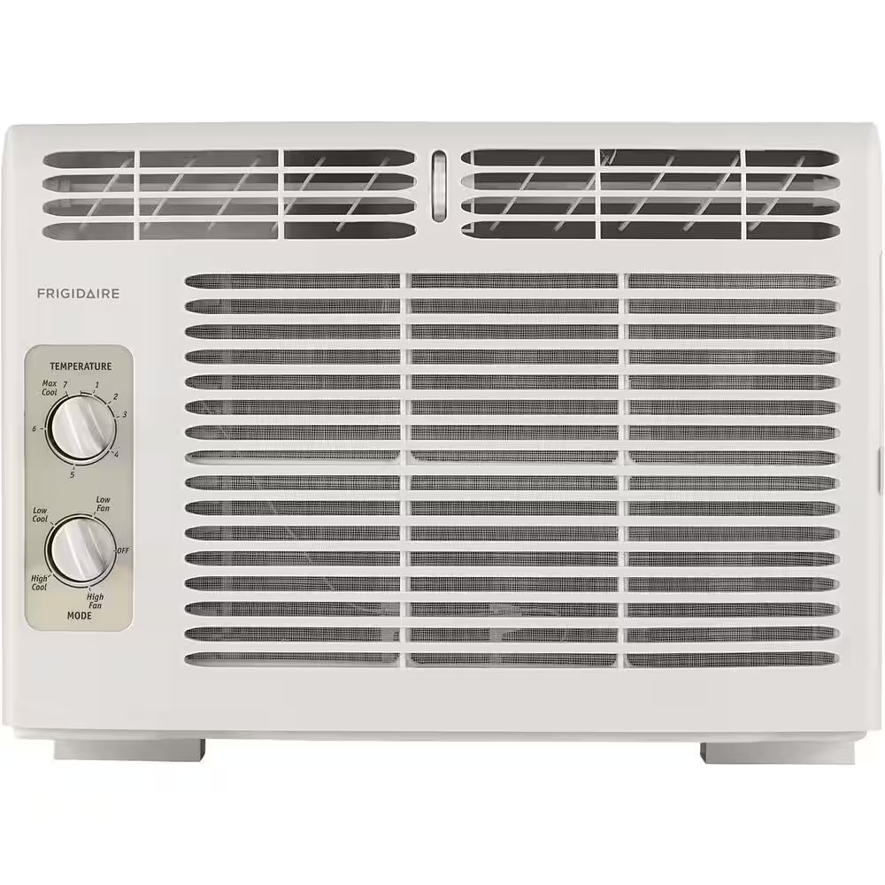 Frigidaire Air Conditioner 5,000 BTU 115 Volt Window Mounted Compact Mechanical
