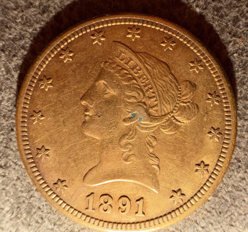 1891-CC Eagle - Motto $10