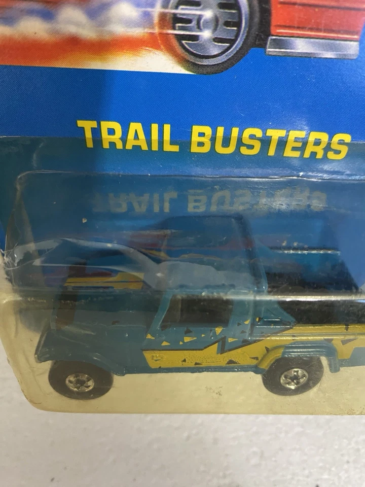 Hot Wheels 1982 Leo India Trail busters Jeep Scrambler In Blister Pack Rare!! - Image 2 of 4