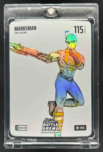 2026 Bo Jackson Battle Arena 1st Ed. Marksman Blizzard Battlefoil #BLBF-618