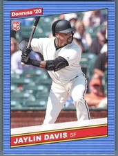 2020 Donruss San Francisco Giants Jaylin Davis #245 Rookie