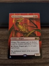 MTG Magic 1x ALTERED Shivan Dragon (Magic 2019) x1