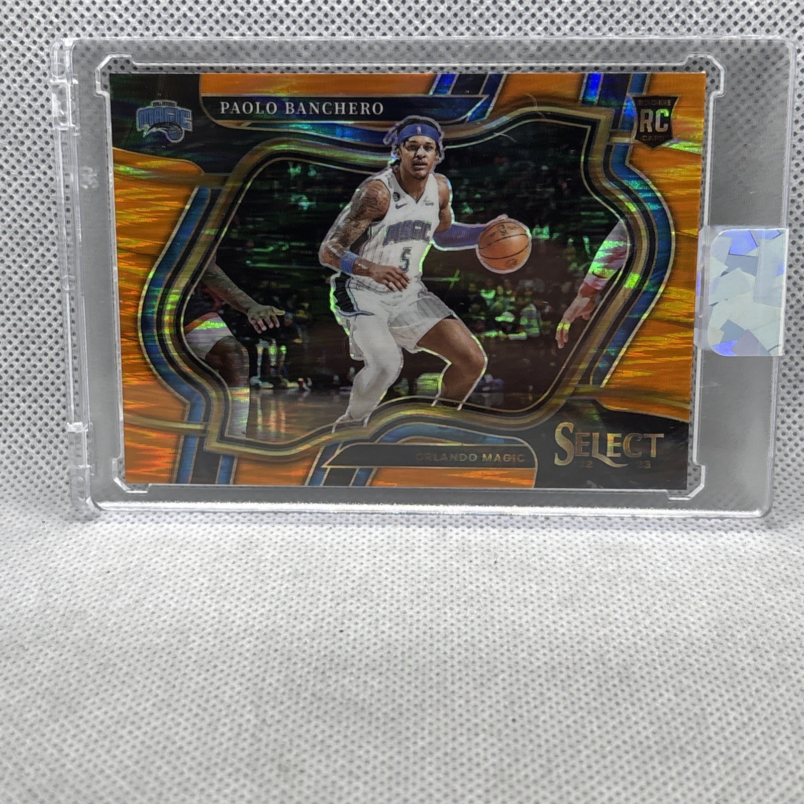 2022-23 Panini Select - Courtside Paolo Banchero #295 Orange Flash Prizm (RC)
