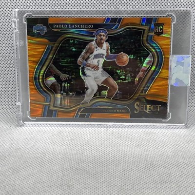 2022-23 Panini Select - Courtside Paolo Banchero #295 Orange Flash Prizm (RC)