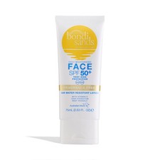 Bondi Sands Fragrance Free Face Sunscreen Lotion SPF 50+ | Gentle Formula Moi...