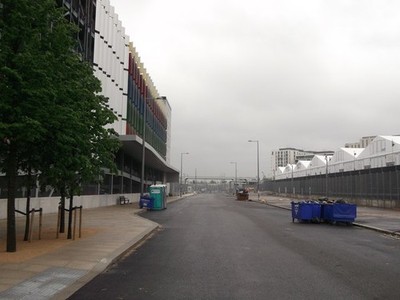 Photo A3 Behind Westfield Multi-storey Car Park Stratford/TQ3884 Parts  c2012