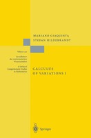 Calculus Of Variations I Mariano Giaquinta (U. A.) Taschenbuch Xxix Englisch