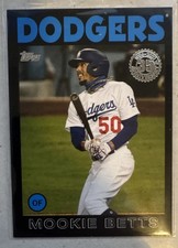 2021 Topps - 1986 Topps Baseball 35th Anniversary Mookie Betts #86B-13 Black...