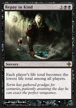 Magic/MTG Repay in Kind ROE-125 Rare Englisch Poor