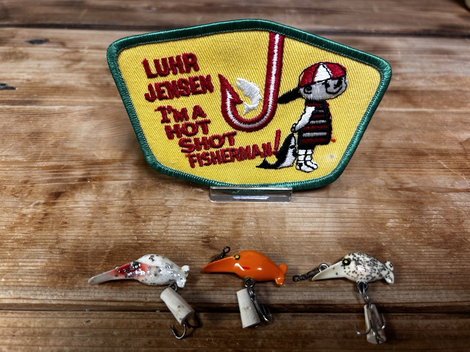 Vintage Luhr Jensen Eddie Pope Era Hot Shot’s M7 (3) HTF Steelhead Fishing Lures