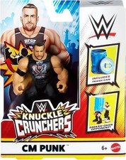 NEW WWE CM Punk Knuckle Crunchers 7, The Ring is also listed, I Combine shipping