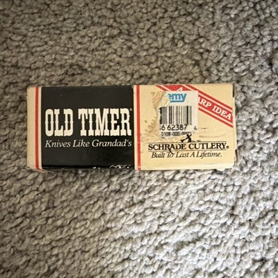 Schrade Old Timer 108OT Junior Vintage Original Manual Pocketknife Collectible