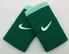 Nike Tennis Premier Doublewide Wristbands Roger Federer Mystic Green/Mint/White