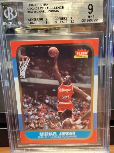 1996 Fleer Jordan BGS 9