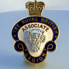 Vintage Badge the Royal British Legion Associate branch