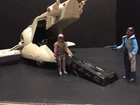 Vintage 1981 Kenner Star Wars Slave 1  w/BONUS Original  Boba Fett and Lando