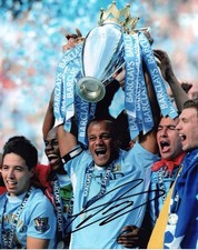 Manchester City FC Vincent Kompany  Autographed Signed 8x10 Photo COA #1