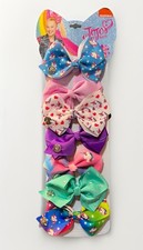 JoJo Siwa 7 Day Bow Set Rare UNICORN Rainbow Bling Multicolor Nickelodeon - NEW