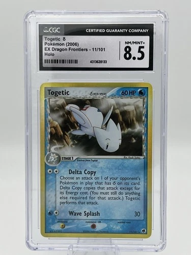 Pokémon Togetic Delta Species 11/101 EX Dragon Frontiers Holo Rare CGC 8.5