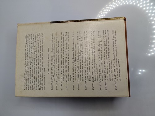 A Candle in Her Heart by Emilie Loring - hardcover - Vintage 1964 Book With Dust - Picture 3 of 9