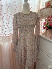 GANNI Long Sleeve Short Baby Doll Dress Size 36/US Small