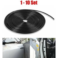 32ft Rubber 1-10Set Door Edge Protector Guard Molding Trim Scratch Seal Black