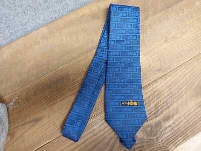 Ernex blau Noda 100 Centenary Emblem Freizeithemd Krawatte 