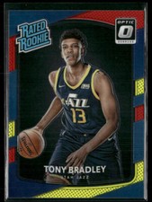 Tony Bradley 2017-18 Panini Donruss Optic #173 RC Red and Yellow Utah Jazz