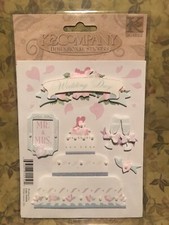 New - K Company Wedding Day Dimensional Scrapbooking Stickers